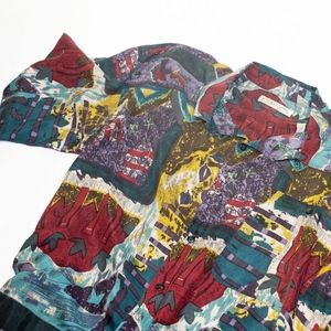 VINTAGE UGLY Silk Shirt DO NOT MISS THIS UGLY DUCK